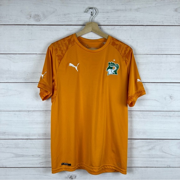 Ivory Coast Puma 2014-2016 Soccer Football Jersey Medium - Picture 1 of 6